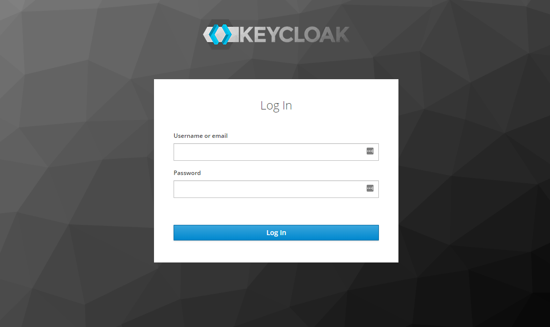 Keycloack SSO login form